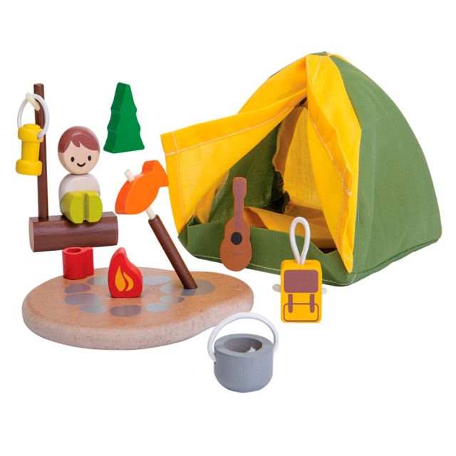 Set gioco in legno Il Campeggio PlanToys