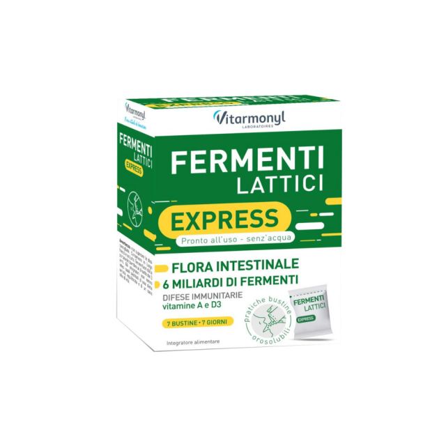 Fermenti Lattici Express 6 miliardi di fermenti Vitarmonyl - 7 bustine orosolubili