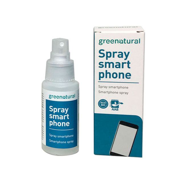 Spray ecologico no gas Greenatural per smartphone e tablet - formato da 50ml
