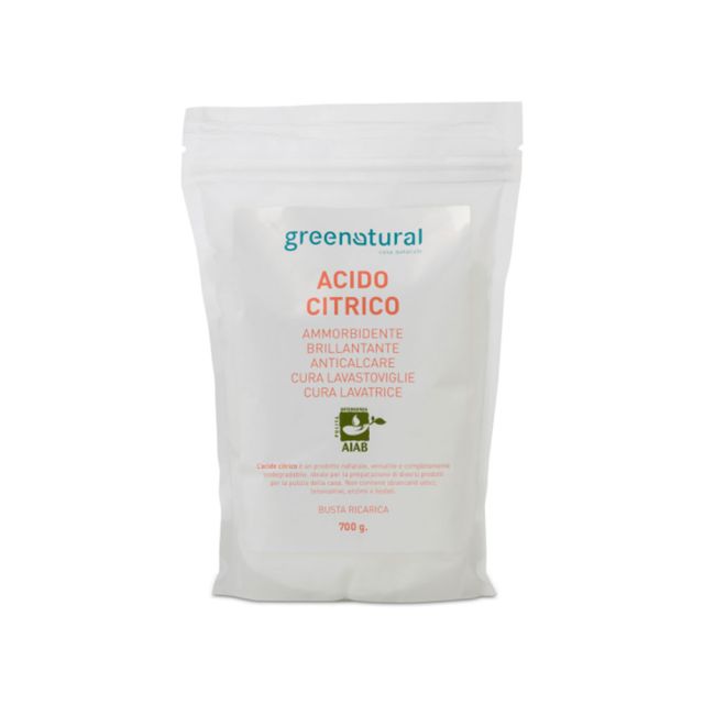 Acido citrico Greenatural - busta da 700gr
