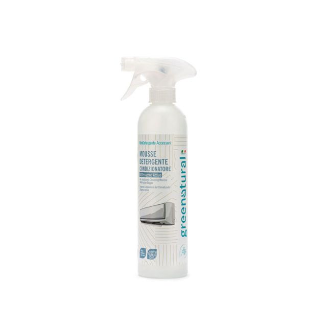 Mousse detergente condizionatori Greenatural - spray da 500ml