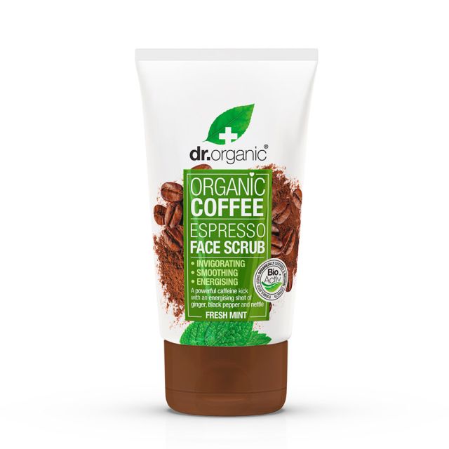 Scrub viso Organic Coffee Espresso Dr. Organic - tubo da 125ml