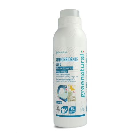 Ammorbidente ecologico Greenatural ZERO - bottiglia da 1lt