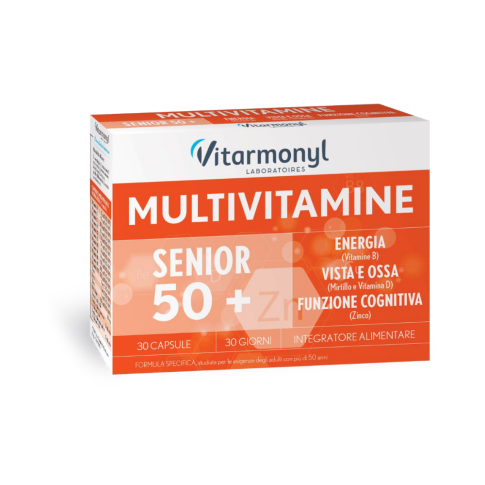 Integratore alimentare Multivitamine Senior 50+ Vitarmonyl - 30 capsule