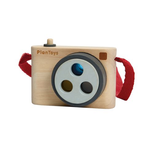 Gioco in legno Fotocamera con obiettivo a colori  PlanToys