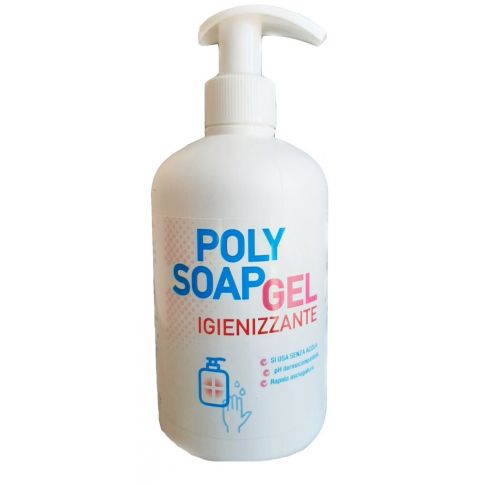 Gel igienizzante mani Poly Soap di Polychim - dispenser da 500ml