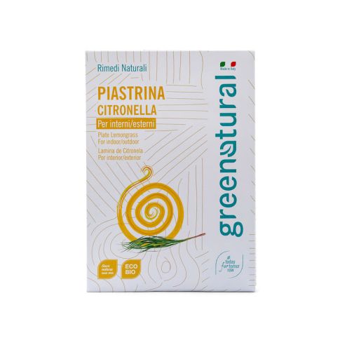 Piastrine antizanzare citronella Greenatural - busta da 30gr