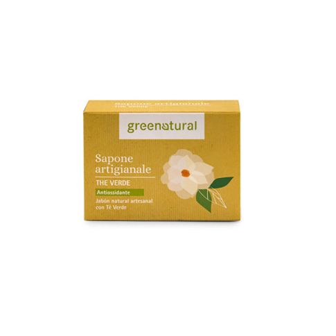 Saponetta naturale al Tè Verde Greenatural - formato da 100 gr